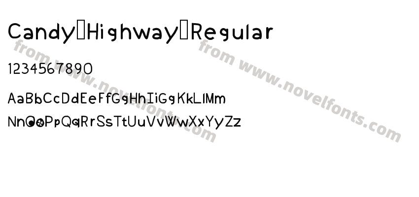Candy Highway RegularPreview