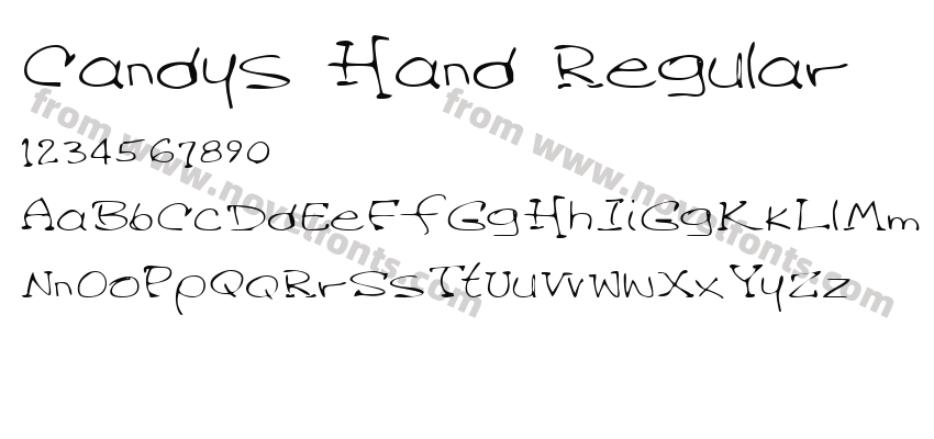 Candys Hand RegularPreview