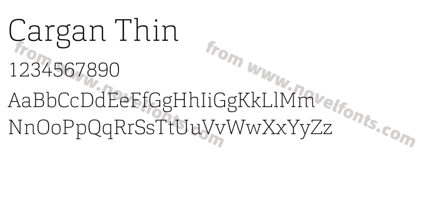 Cargan ThinPreview