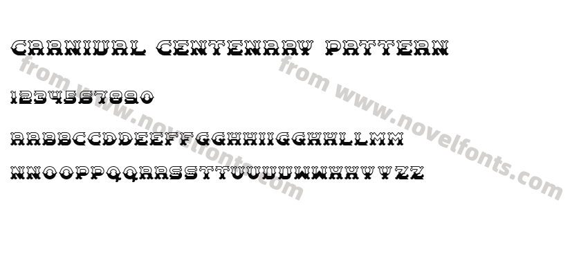 Carnival Centenary PatternPreview