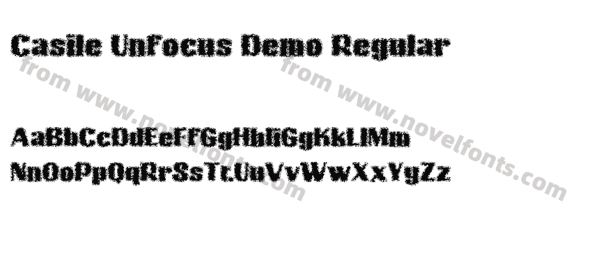 Casile Unfocus Demo RegularPreview