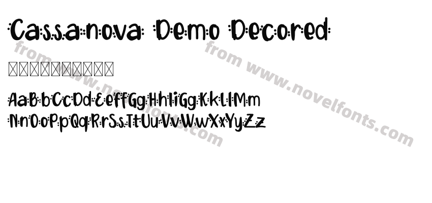 Cassanova Demo DecoredPreview