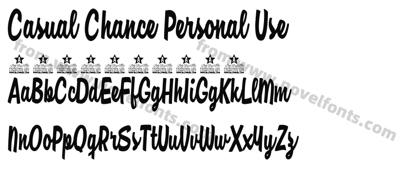 Casual Chance Personal UsePreview