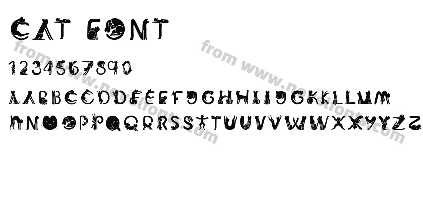 Cat FontPreview
