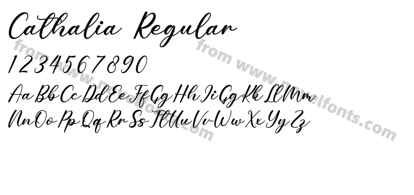 Cathalia RegularPreview