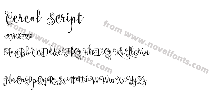 Cereal ScriptPreview