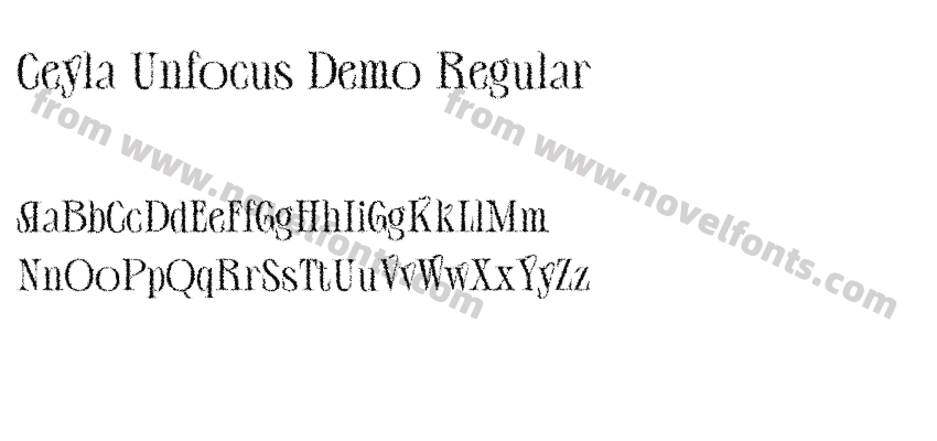 Ceyla Unfocus Demo RegularPreview