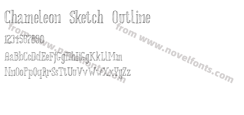 Chameleon Sketch OutlinePreview