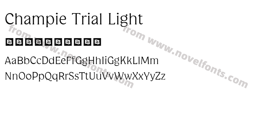 Champie Trial LightPreview