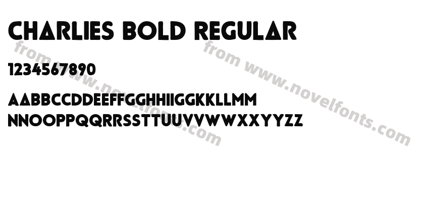Charlies Bold RegularPreview
