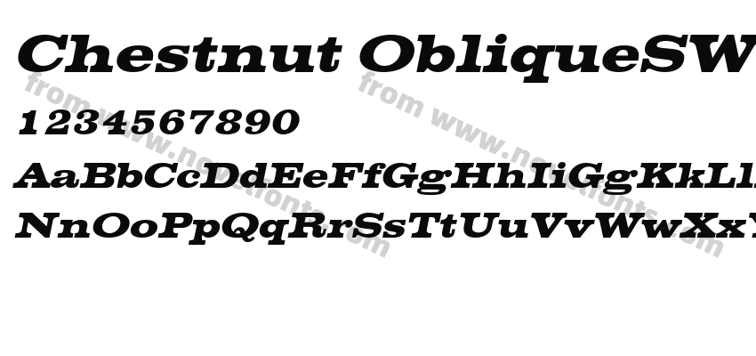 Chestnut ObliqueSWFTEPreview