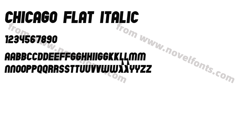 Chicago Flat ItalicPreview