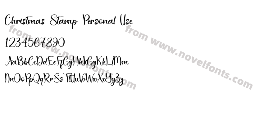 Christmas Stamp Personal UsePreview