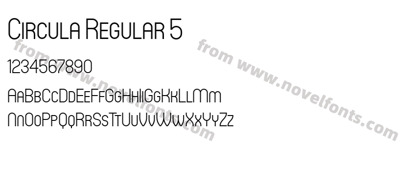 Circula Regular 5Preview