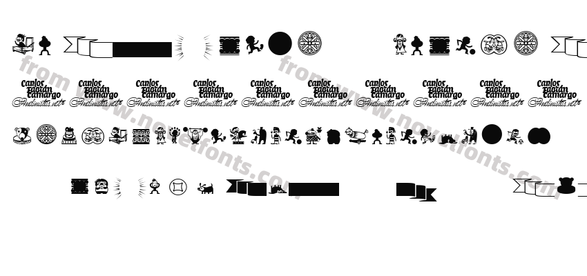 Citronela Dingbats Free DemoPreview