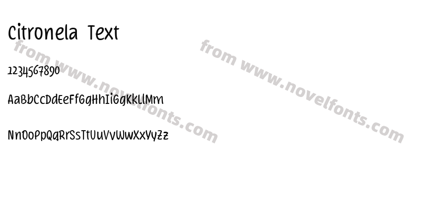 Citronela TextPreview