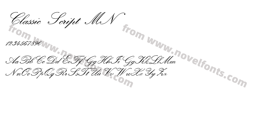 Classic Script MNPreview