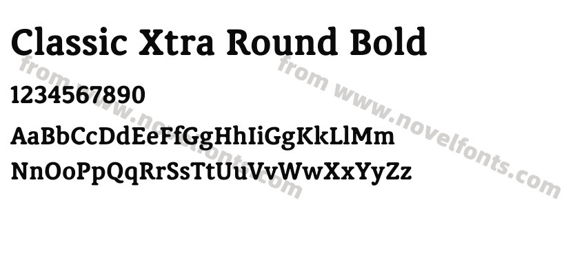 Classic Xtra Round BoldPreview