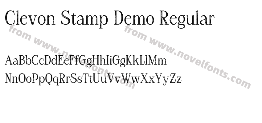 Clevon Stamp Demo RegularPreview