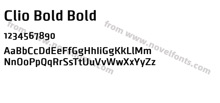 Clio Bold BoldPreview