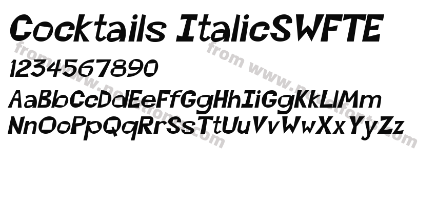 Cocktails ItalicSWFTEPreview