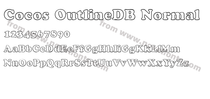 Cocos OutlineDB NormalPreview
