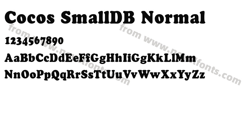 Cocos SmallDB NormalPreview
