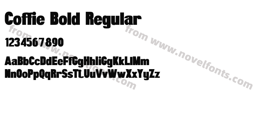 Coffie Bold RegularPreview