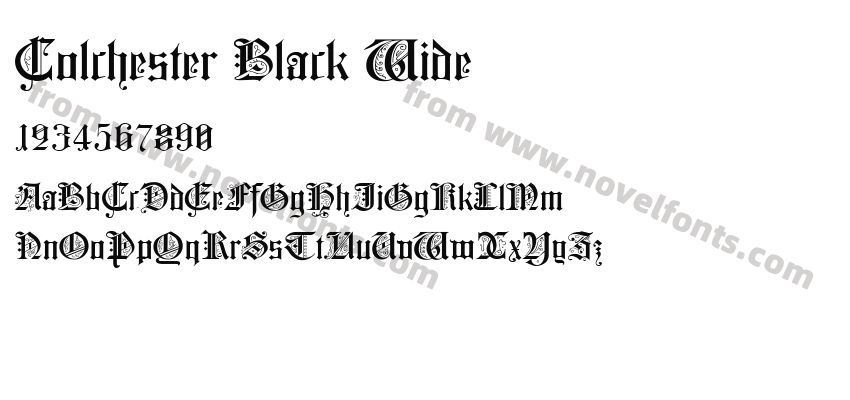 Colchester Black WidePreview