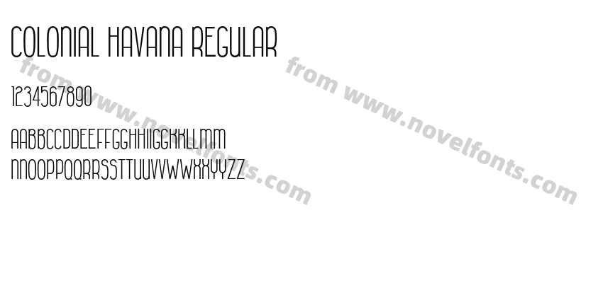 Colonial Havana RegularPreview