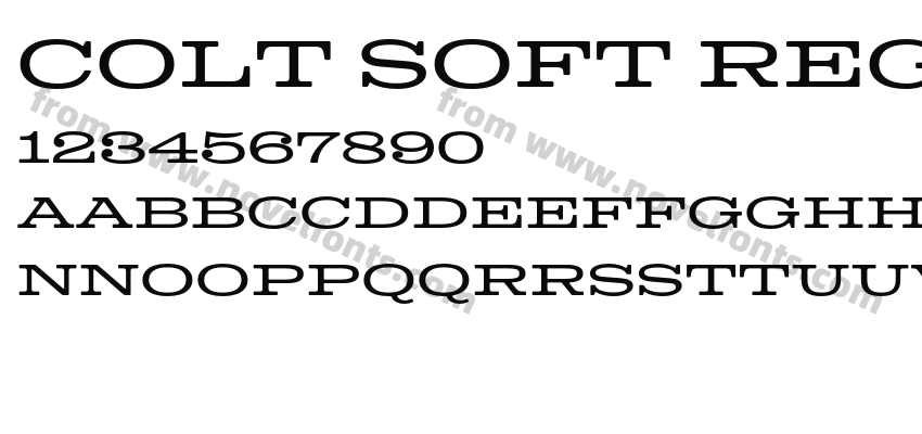 Colt Soft Regular4Preview