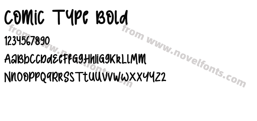 Comic Type BoldPreview