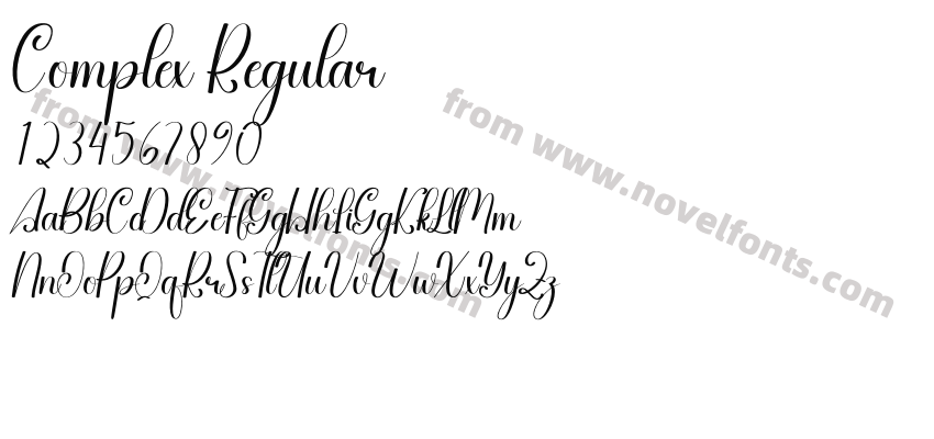Complex RegularPreview