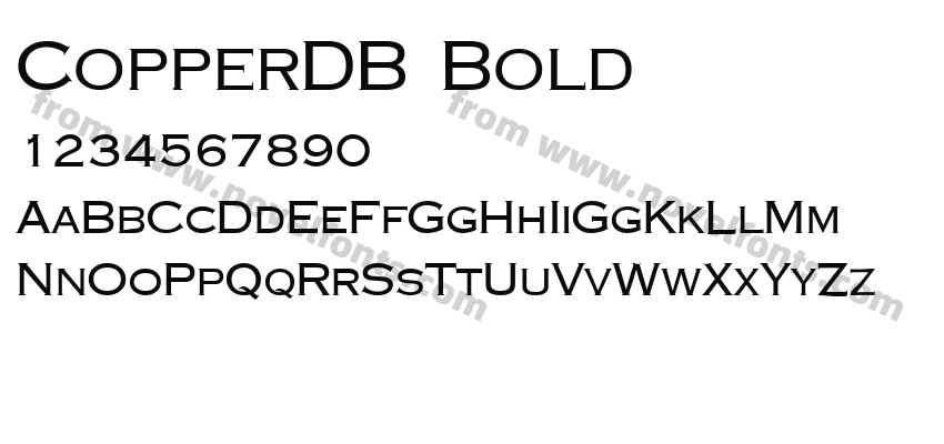 CopperDB BoldPreview