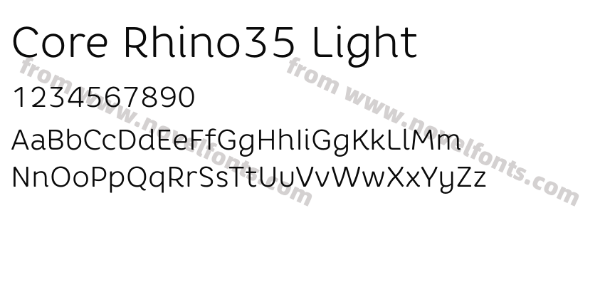 Core Rhino35 LightPreview