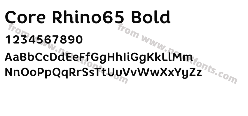 Core Rhino65 BoldPreview