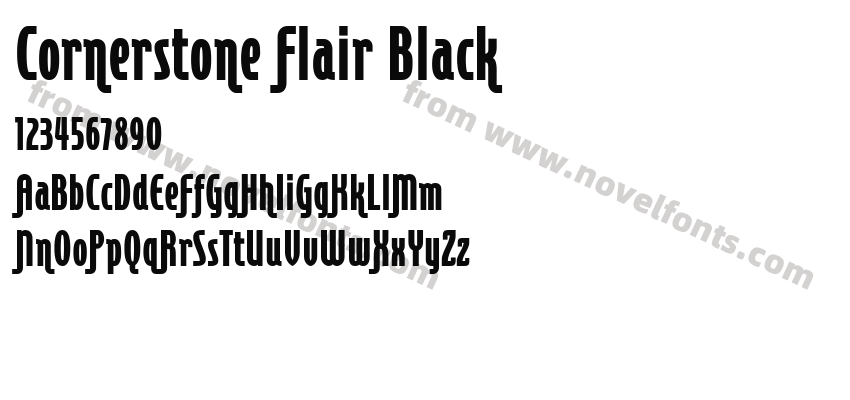Cornerstone Flair BlackPreview