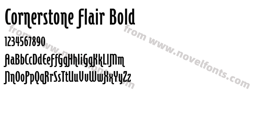 Cornerstone Flair BoldPreview