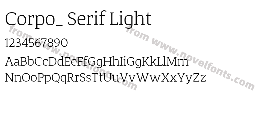 Corpo_ Serif LightPreview