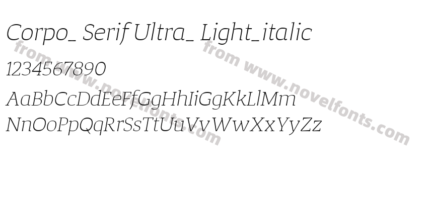 Corpo_ Serif Ultra_ Light_italicPreview