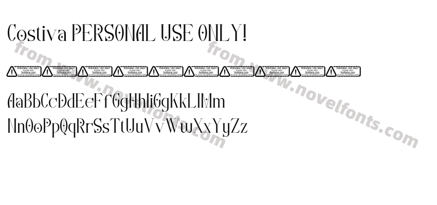 Costiva PERSONAL USE ONLY!Preview