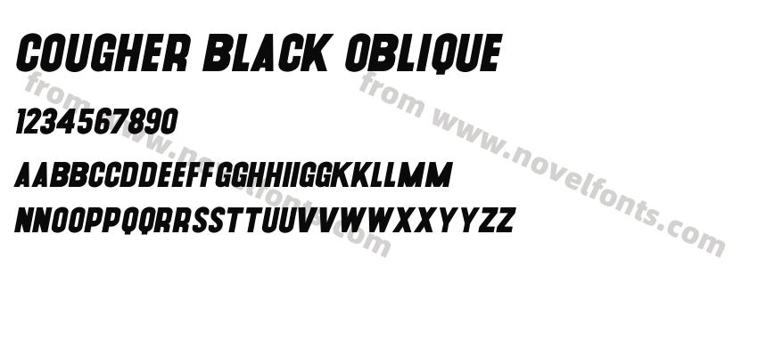 Cougher Black ObliquePreview