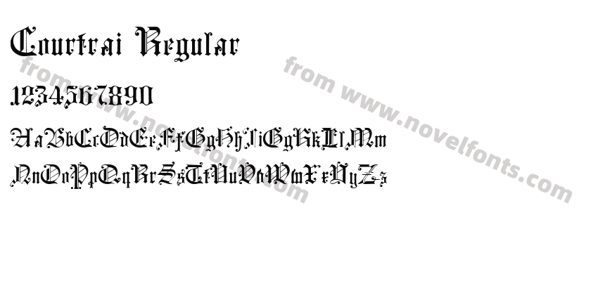 Courtrai RegularPreview