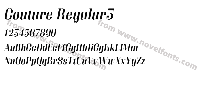 Couture Regular5Preview