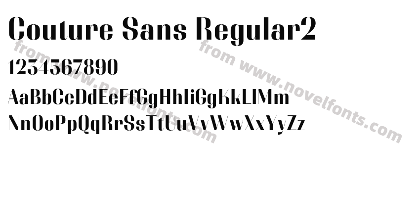 Couture Sans Regular2Preview