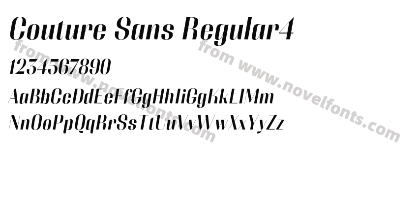 Couture Sans Regular4Preview