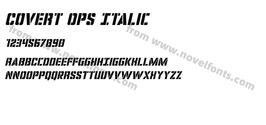 Covert Ops ItalicPreview
