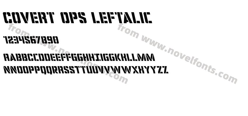 Covert Ops LeftalicPreview