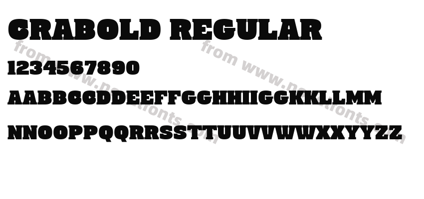 Crabold RegularPreview