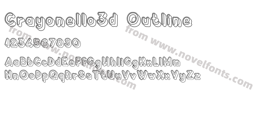 Crayonello3d OutlinePreview